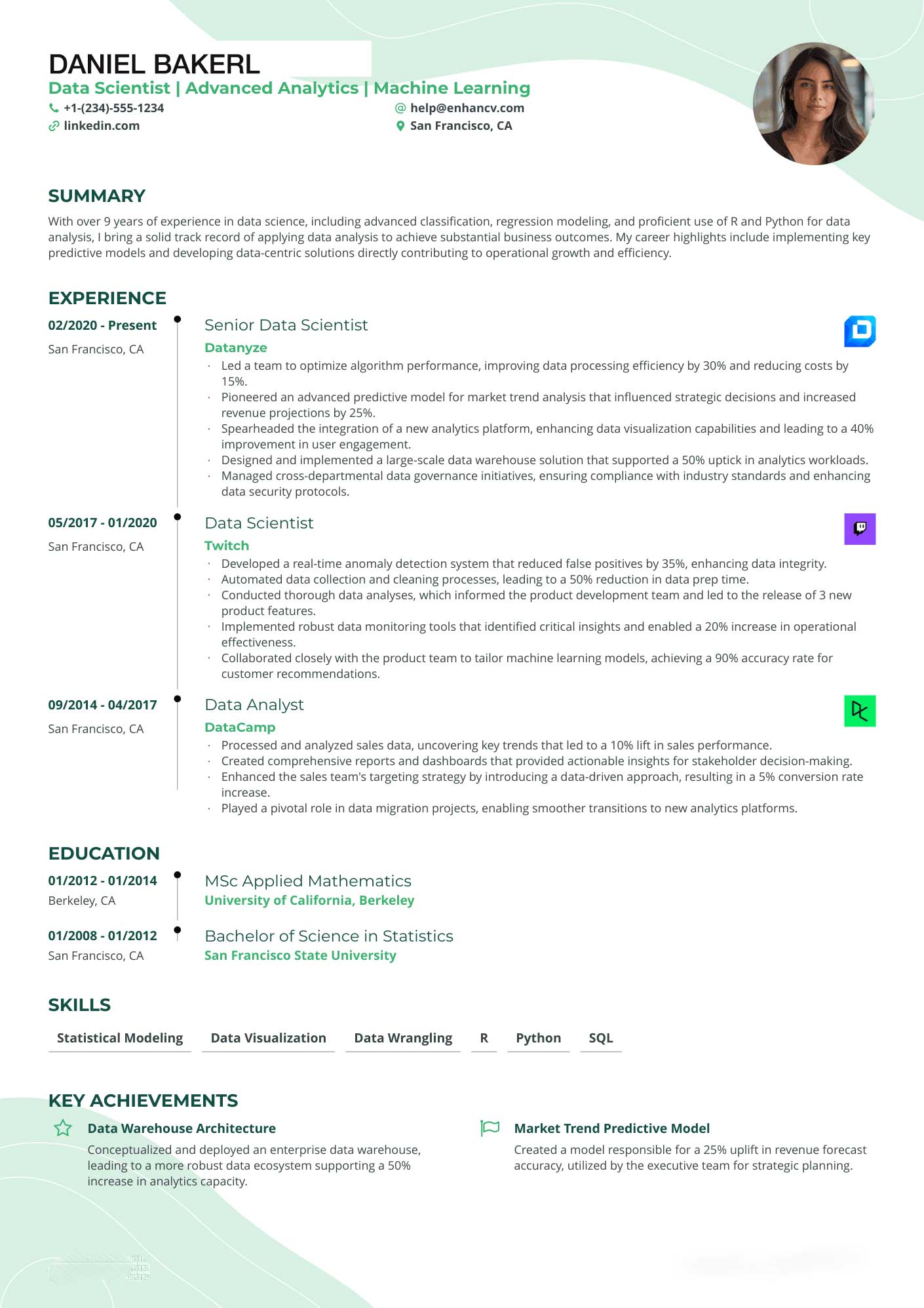 Resume Samples & Templates - Professional ATS-Friendly Examples ...